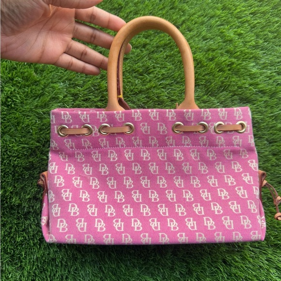 Dooney & Bourke Small Tulip Tassel Tote in Pink - Picture 11 of 12